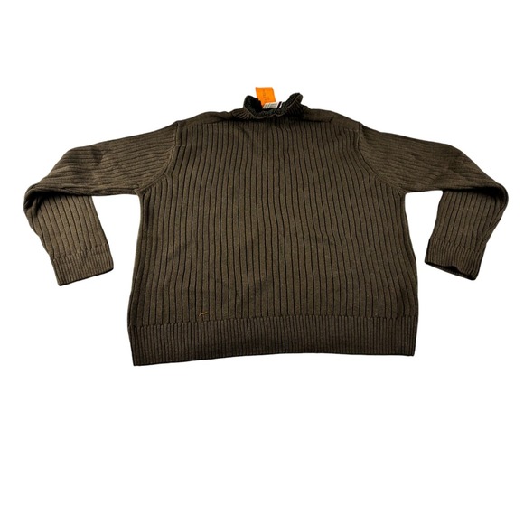 Field Stream 1/4 Zip Ribbed Knit Sweater Brown Mens 2XL NWT Fall Mock - Picture 3 of 11